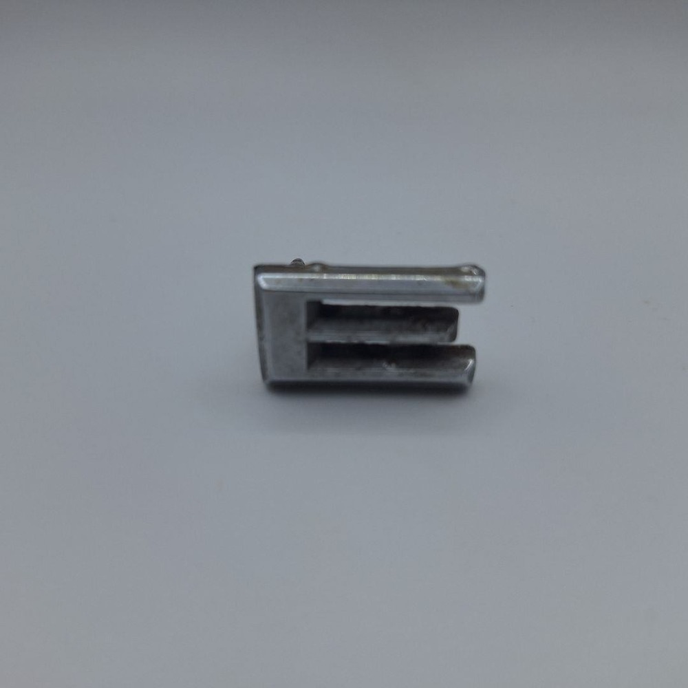 Silver Tone‎ Metal Letter E Monogram Charm Badge Chrome Automotive Emblem